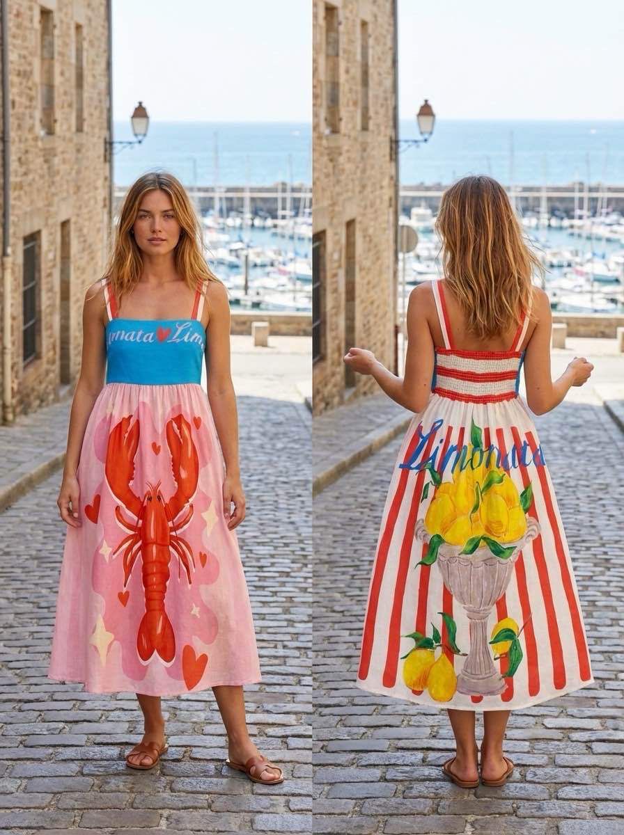 Colorful long print dress Nos pattern 6