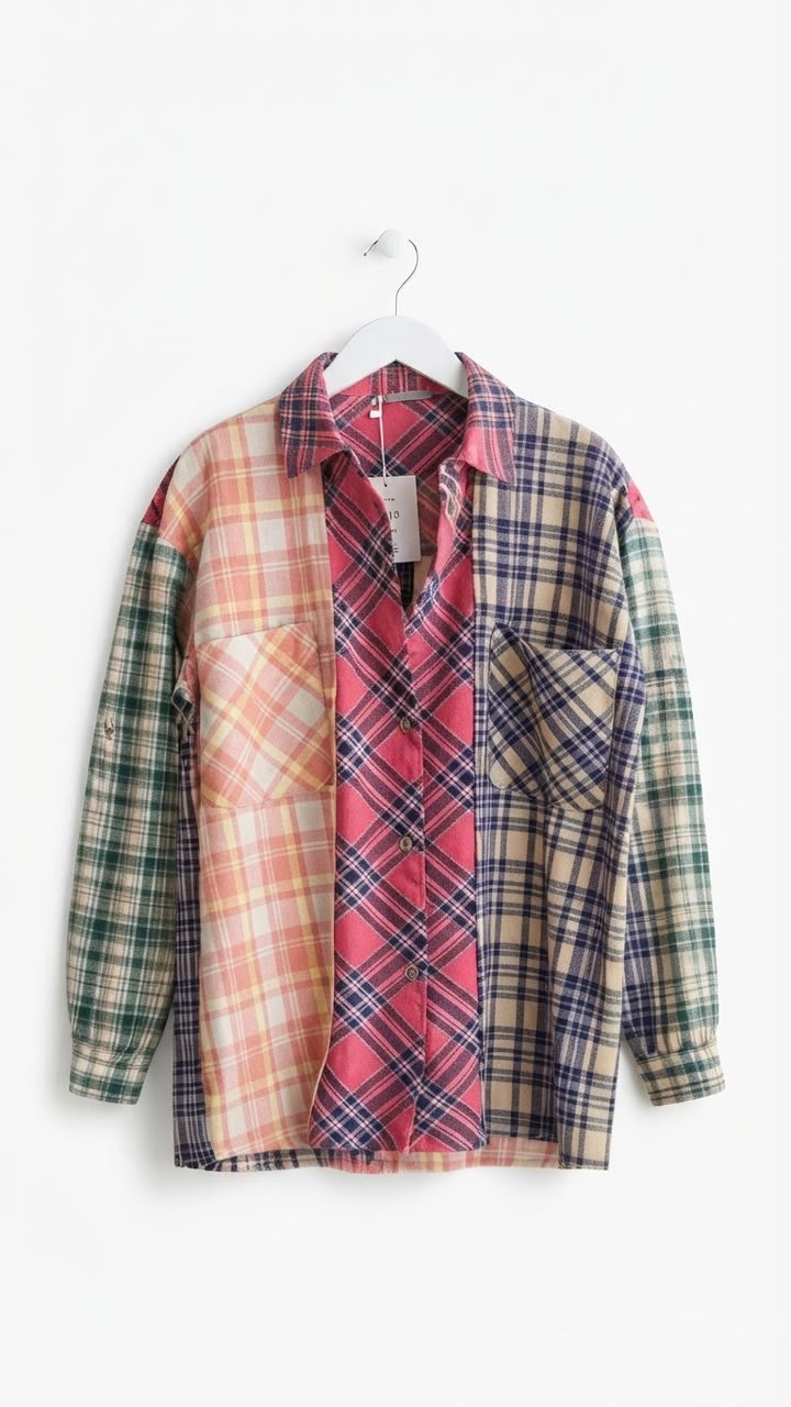 Shirt multicolor check