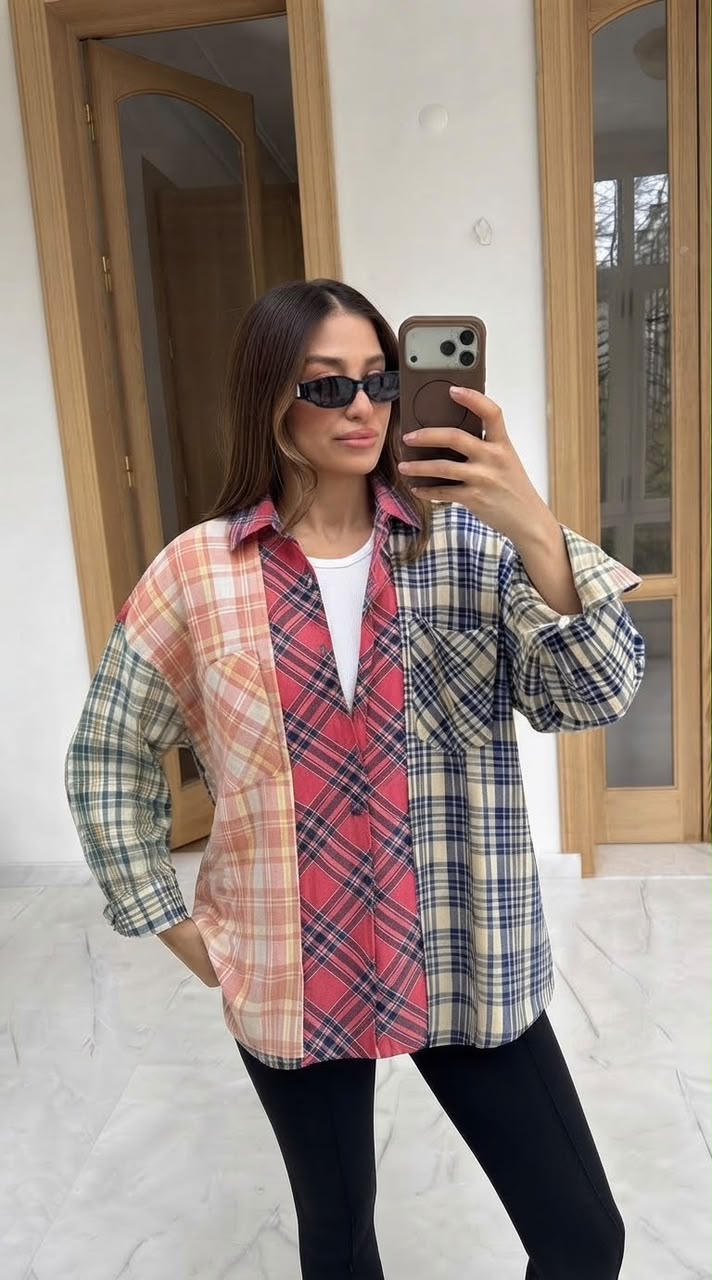 Shirt multicolor check