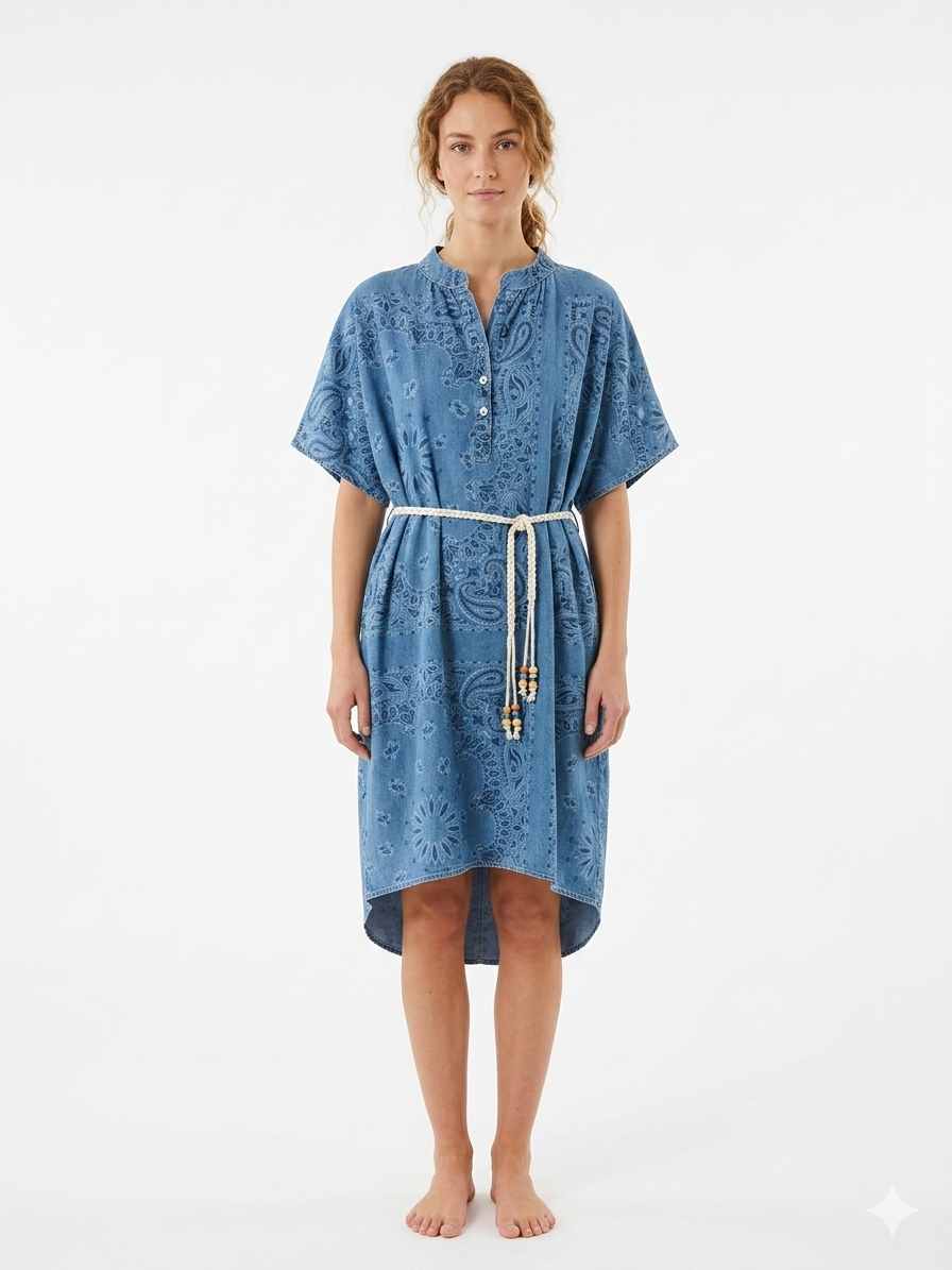 Dress bandana half sleeves