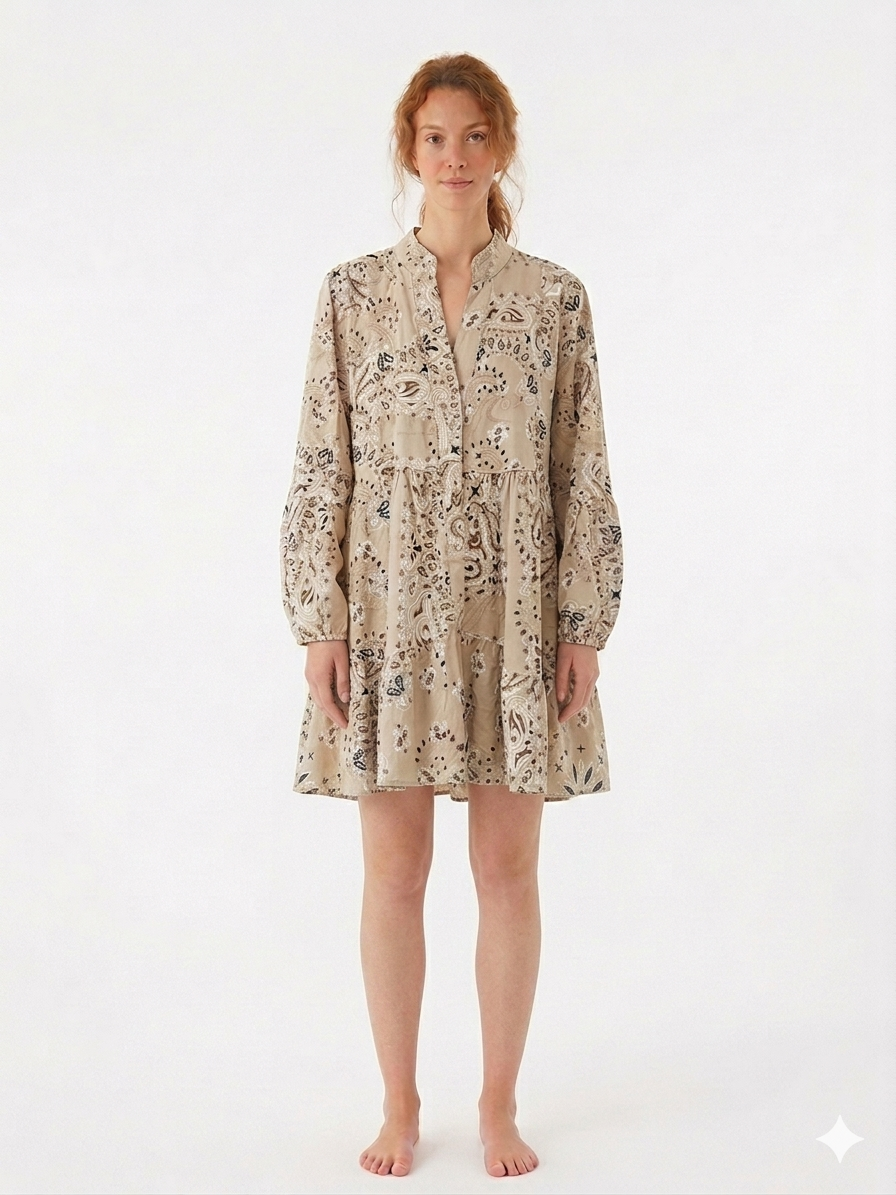 Dress bandana beige