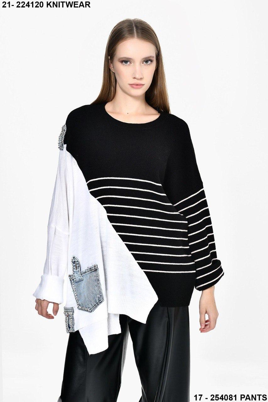 Knit Side stripe