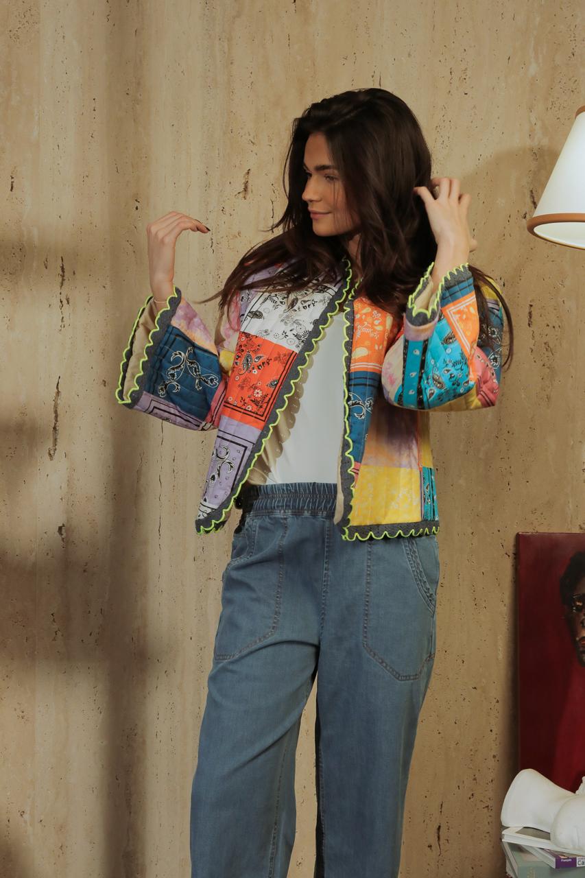 Jacket bandana colorful