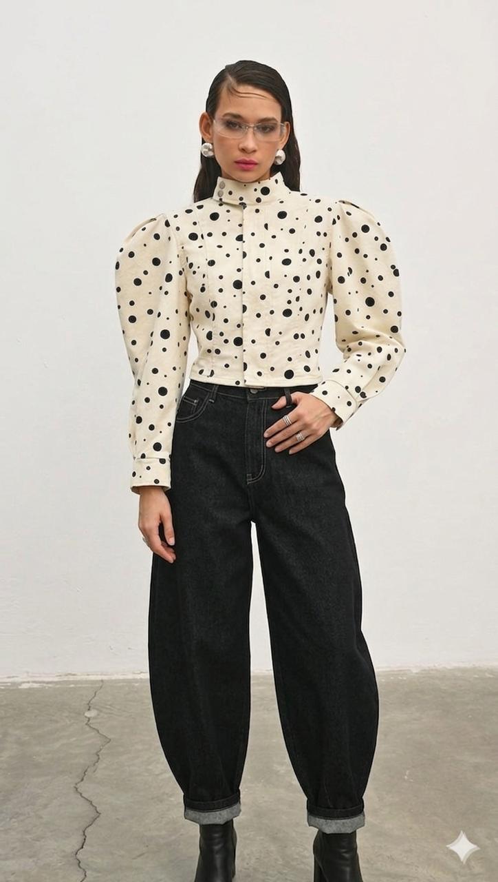 Jack polka white
