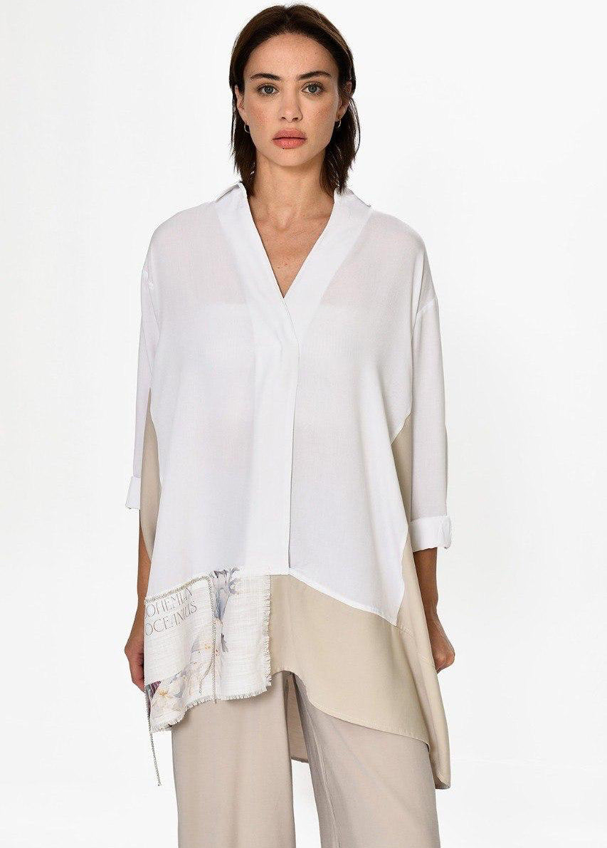 Shirt white mix