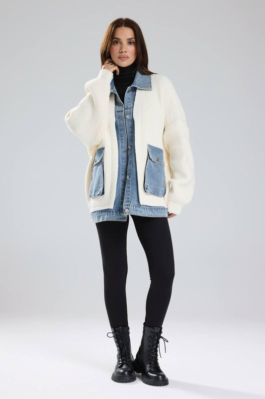Offwhite denim in jacket