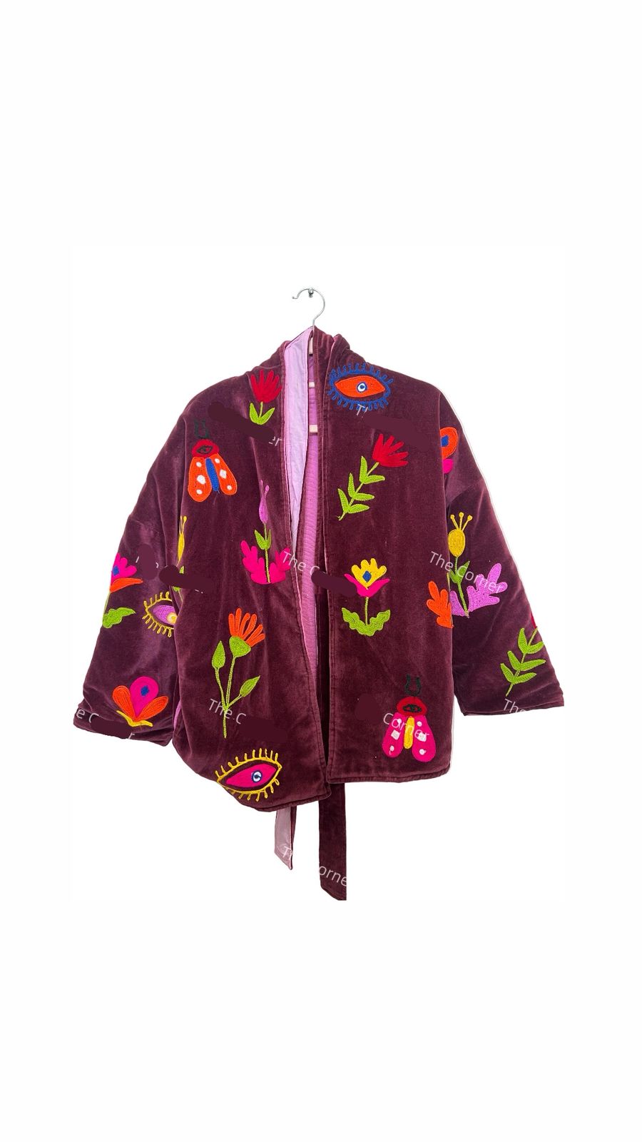 Jacket embroidery bee