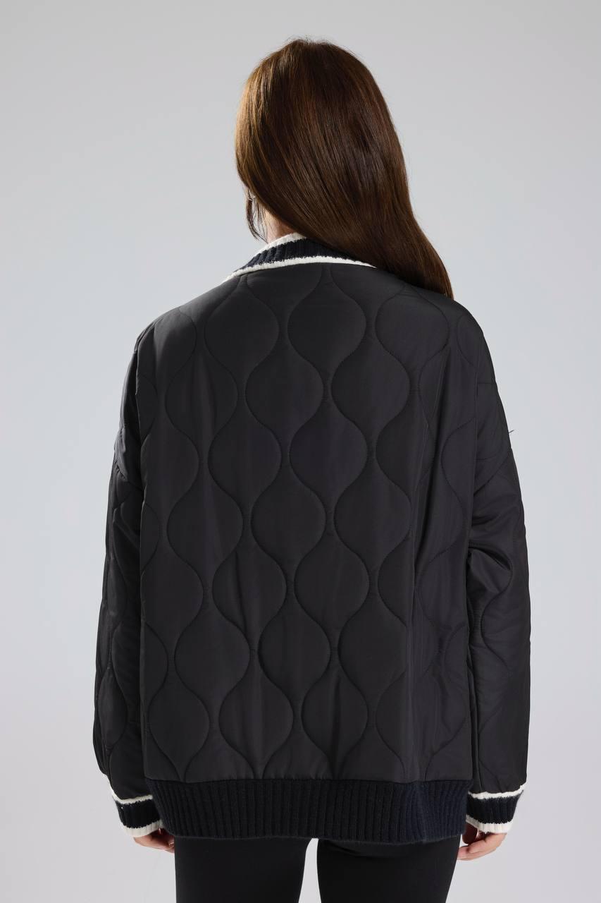 Black TW jacket piped white