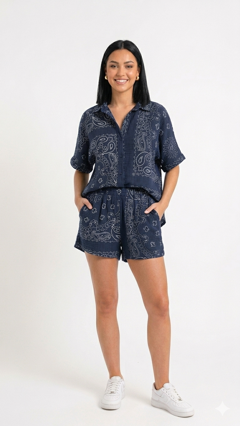 Set bandana navy