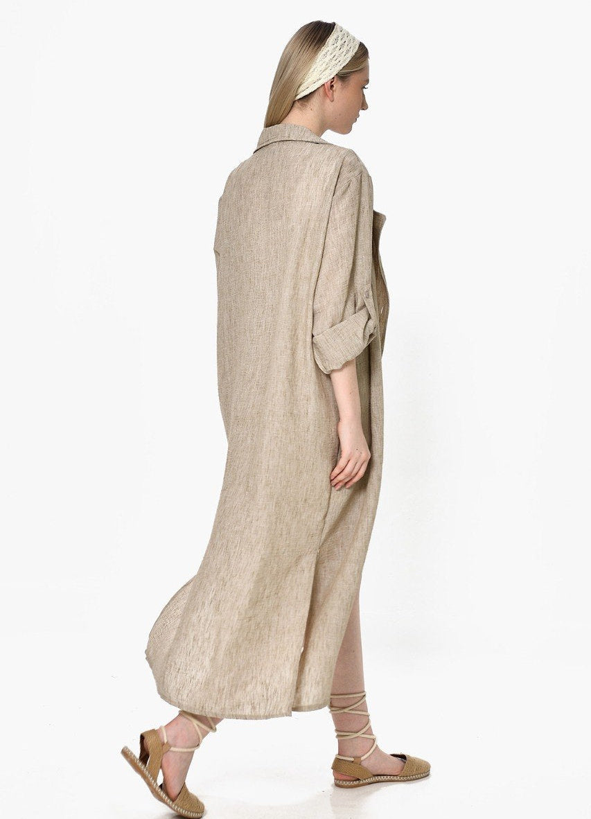 Cardigan beige mix