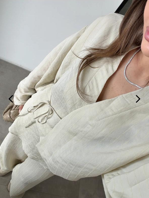 Set cross criss offwhite