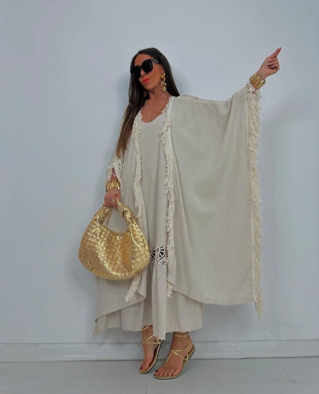 Cardigan fringes