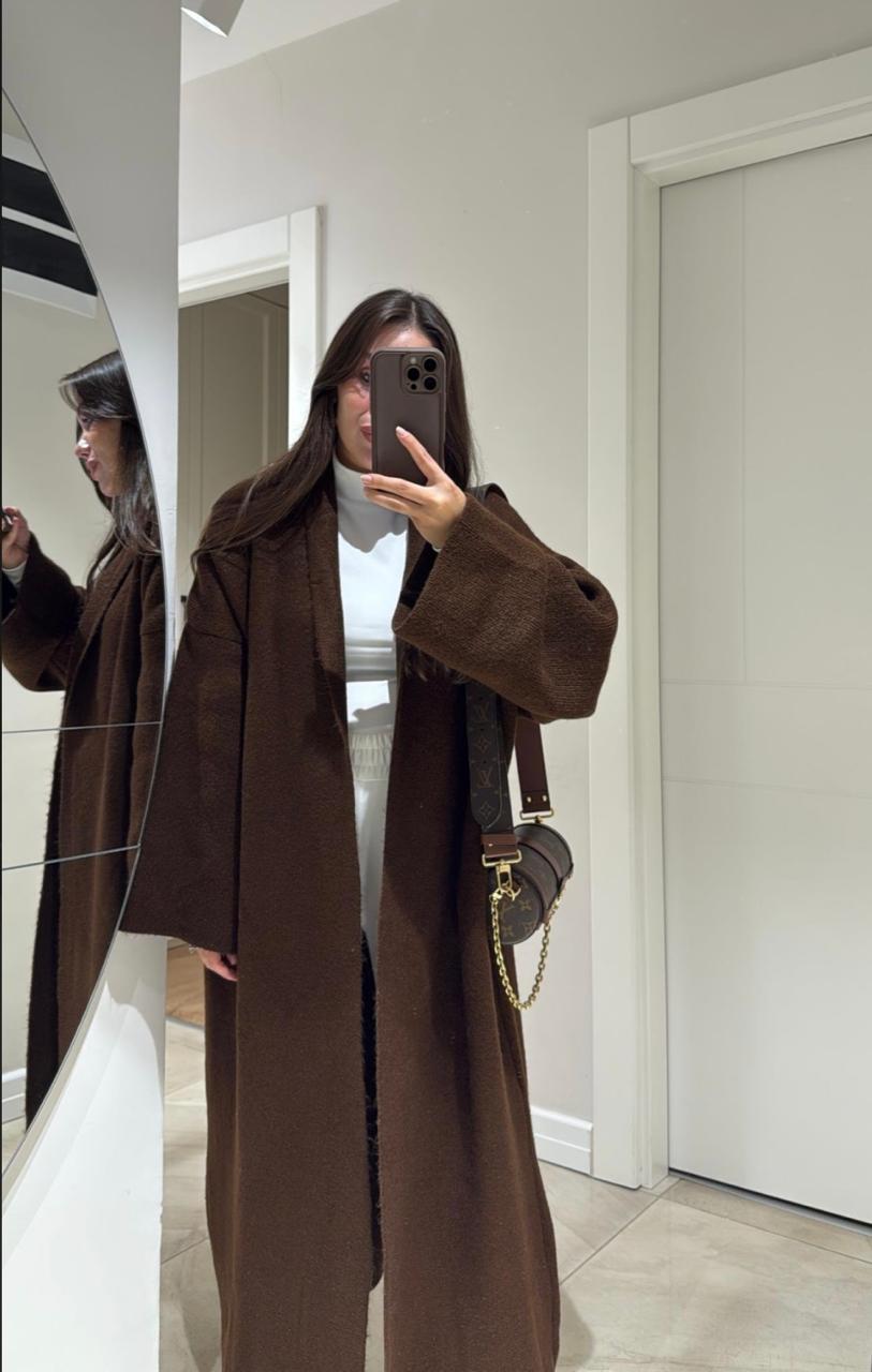 Wool coat brown