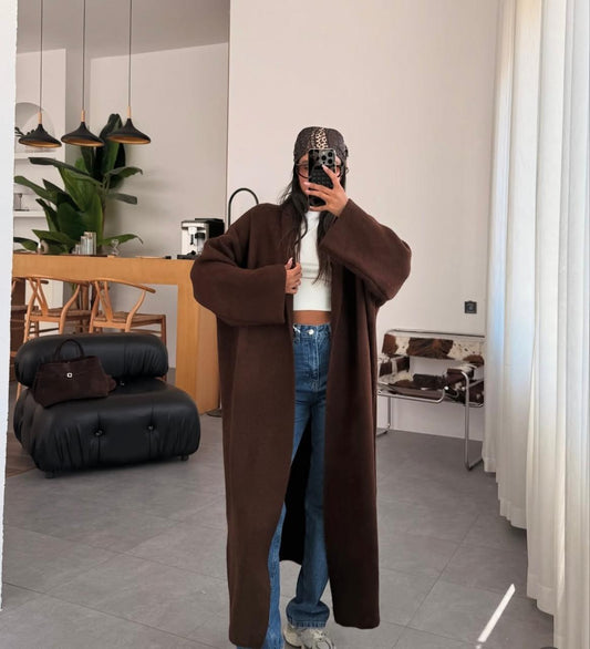 Wool coat brown