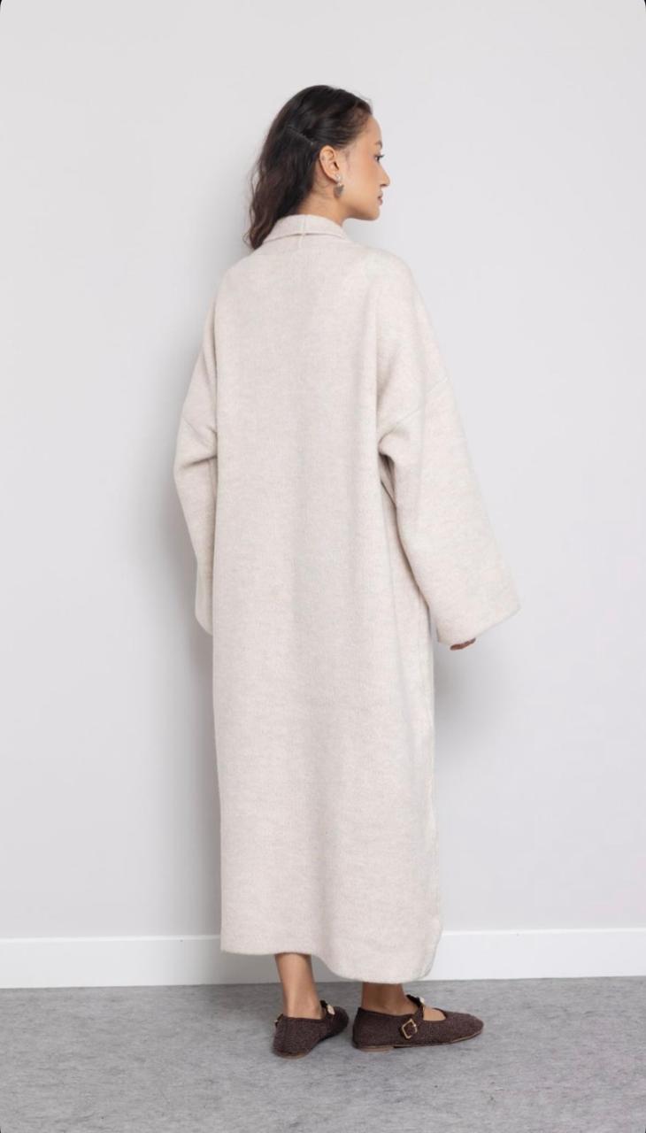 Wool coat offwhite