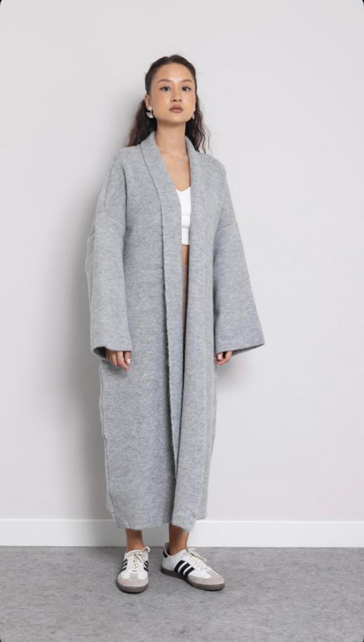 Wool coat light grey