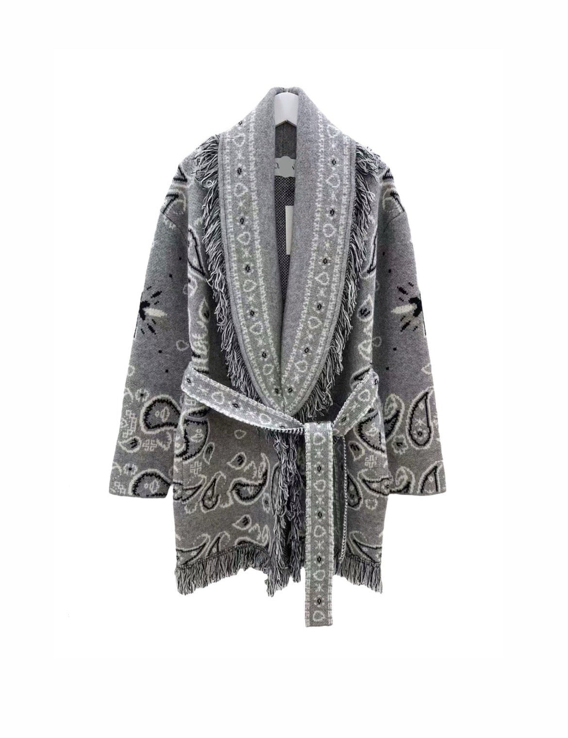Bandana cardigan Light Grey