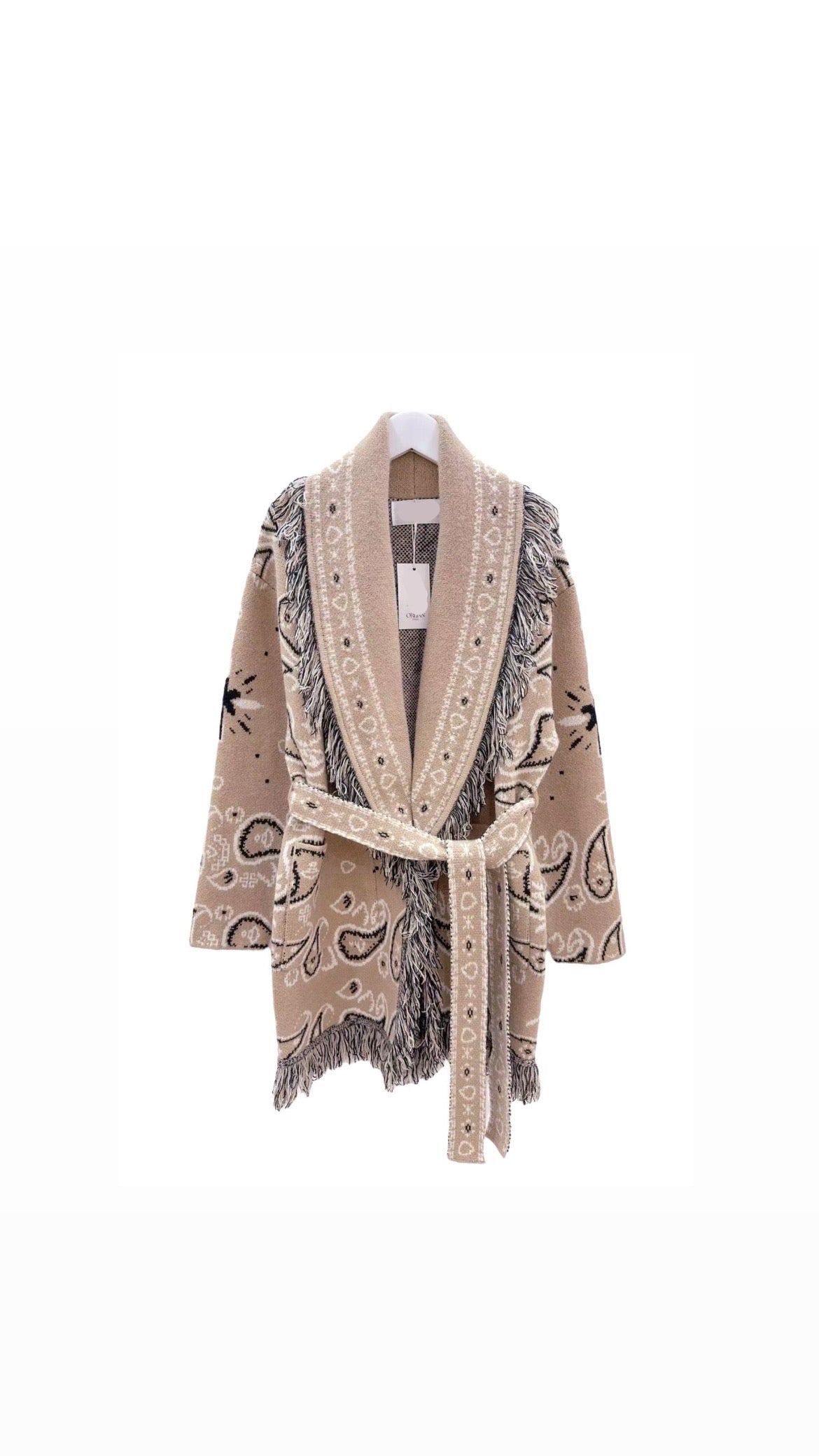 Bandana cardigan Beige