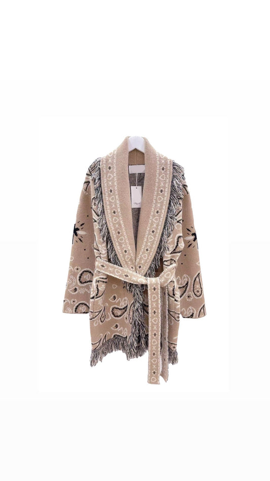 Bandana cardigan Beige