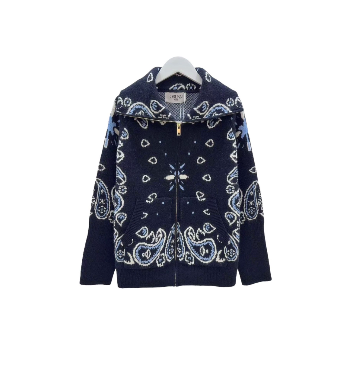 Bandana zipper Blue Navy