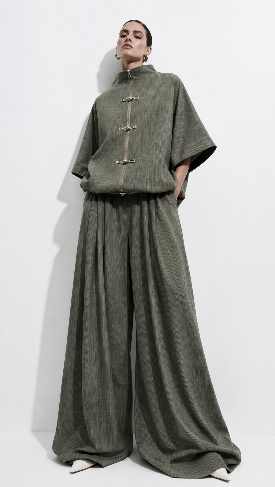 Set Tang Stripe olive