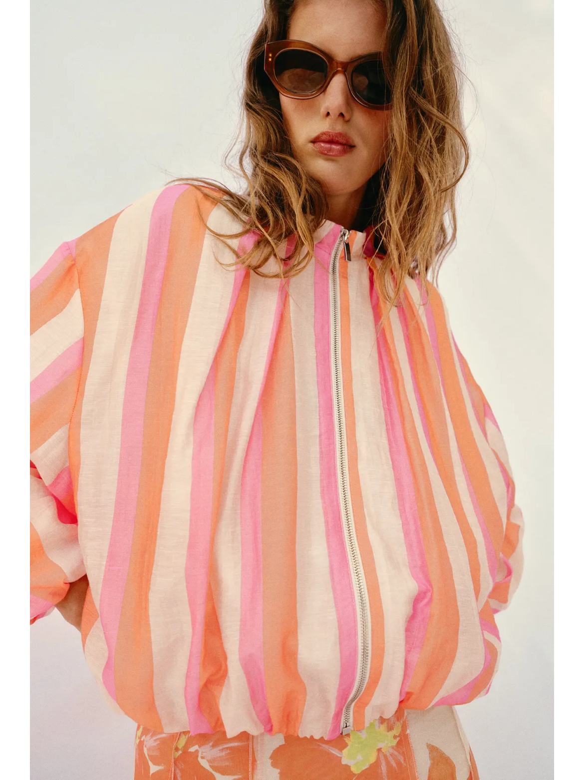 Bomber multi colorful jacket