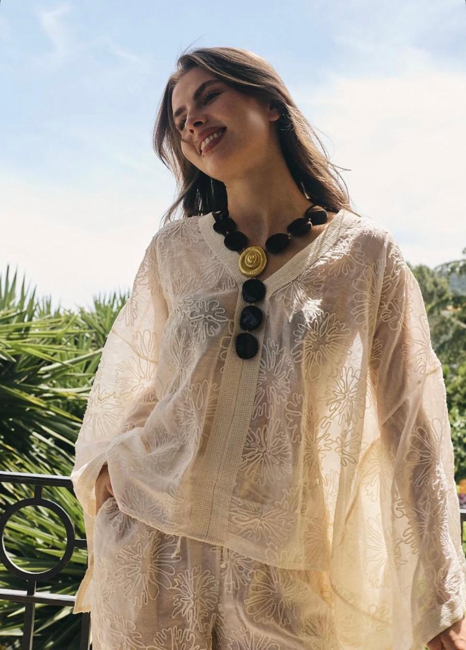 Set Embroidery Offwhite