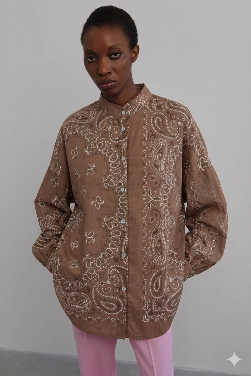 Shirt bandana cafe