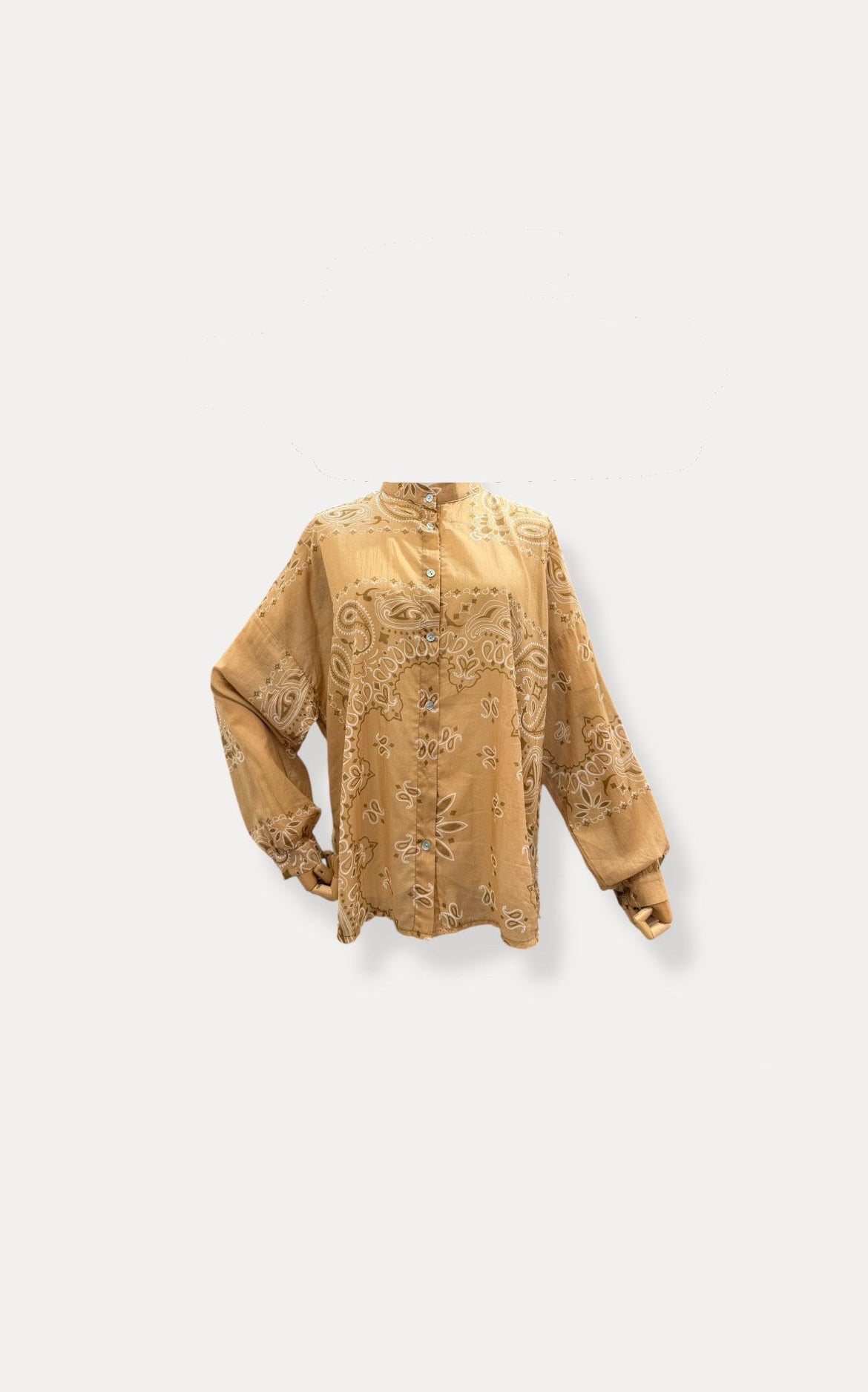 Shirt bandana beige