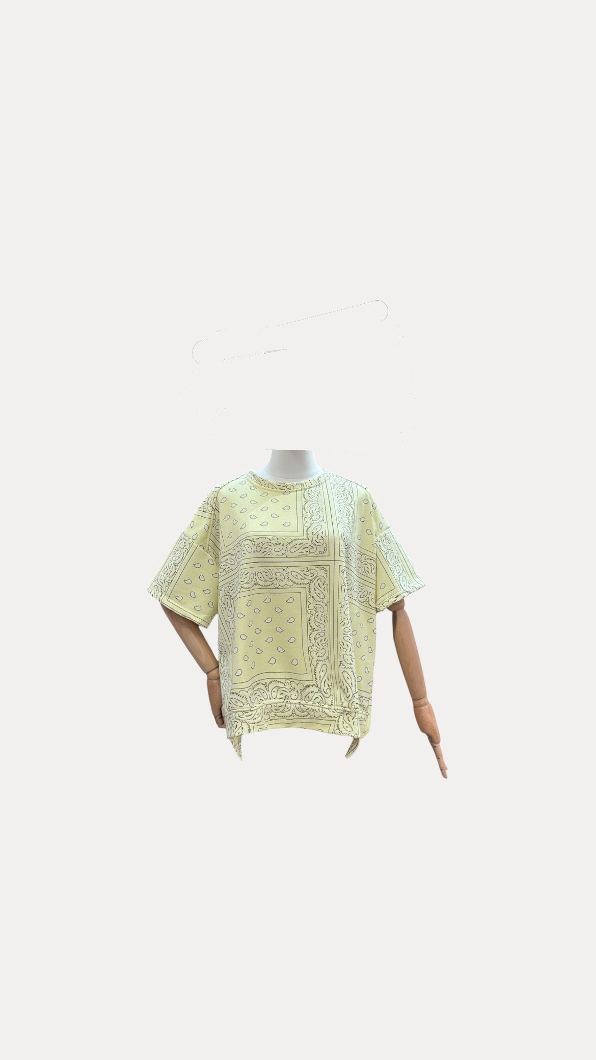 T shirt bandana yellow