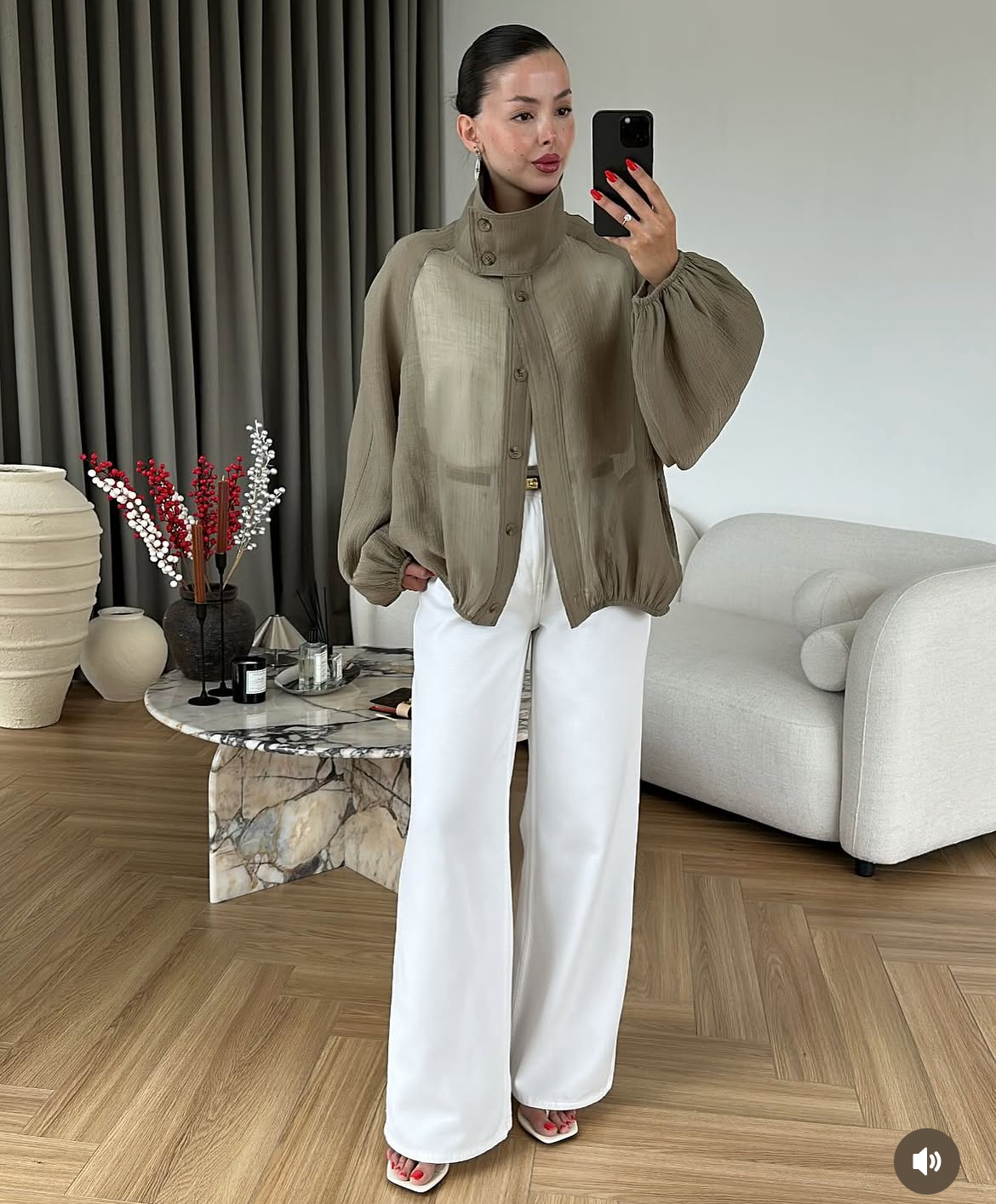 Bomber olive jacket