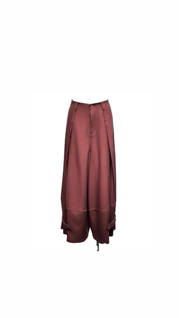 Pants burgundy