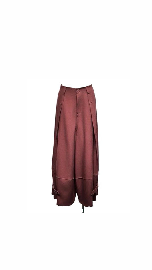 Pants burgundy
