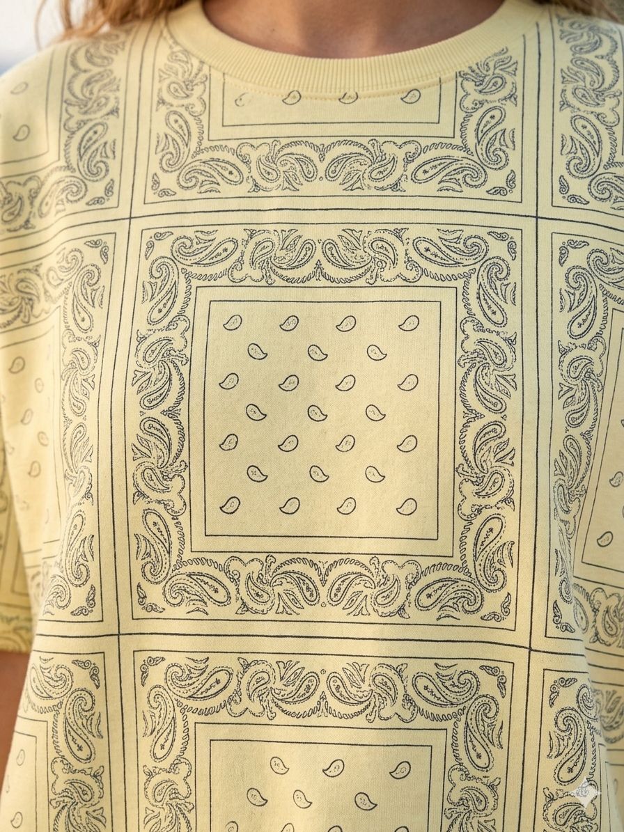T shirt bandana yellow