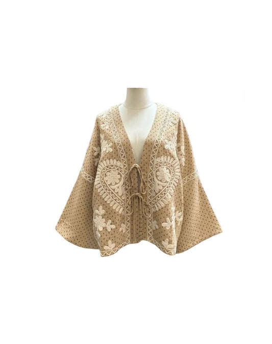 Vest Kimono Camel