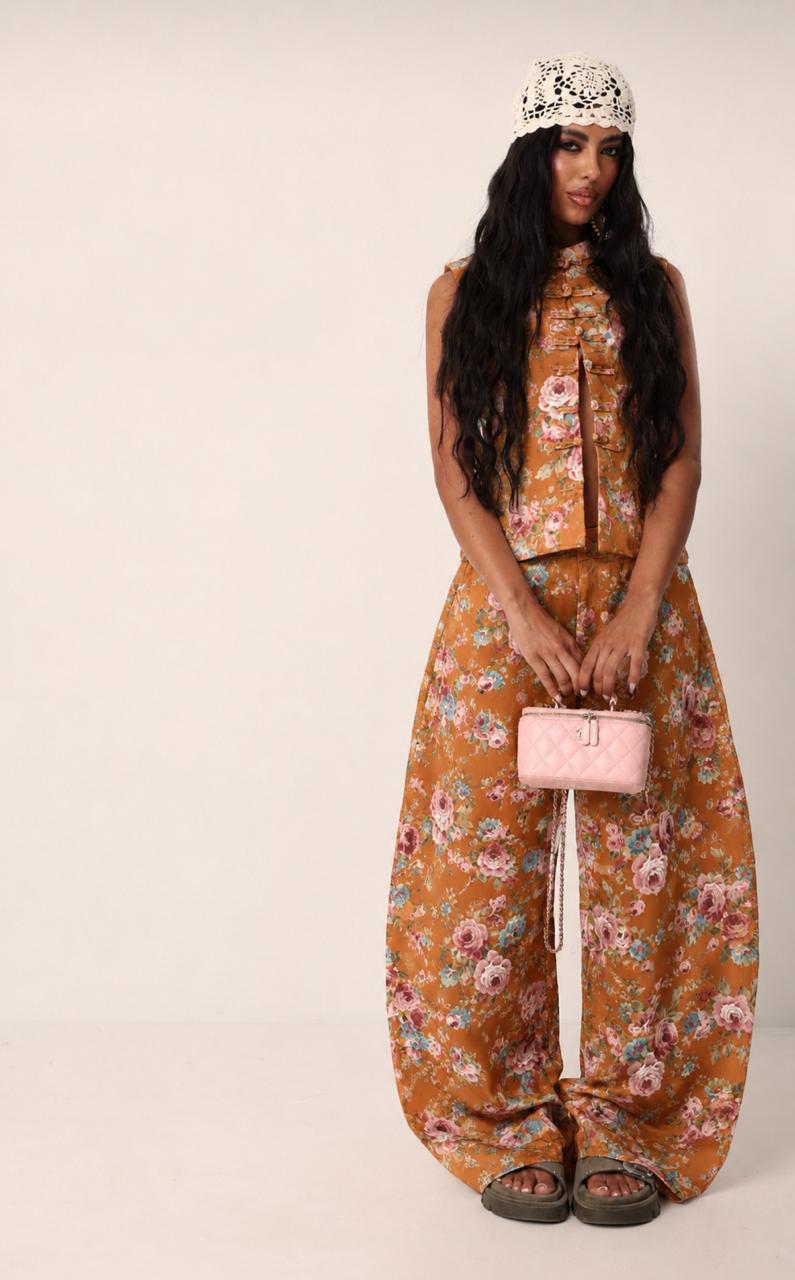 Set floral orangefish