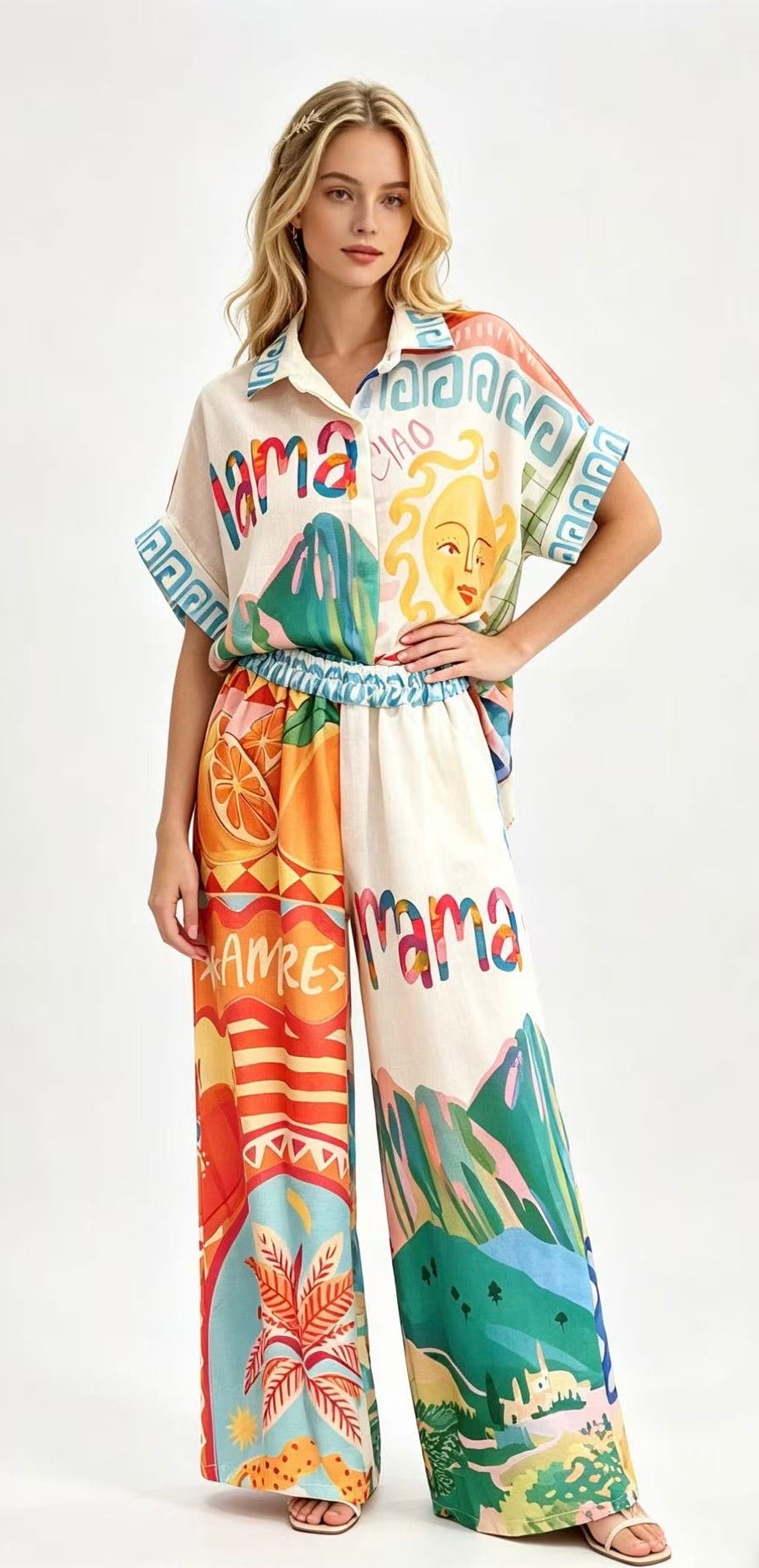 Set sunny pattern