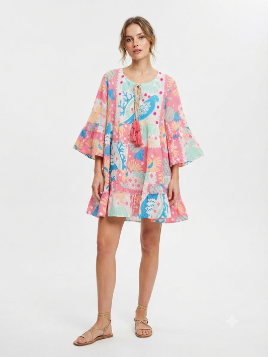 Short Dress Colorful Orlin