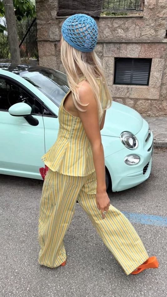 Set yellow stripe