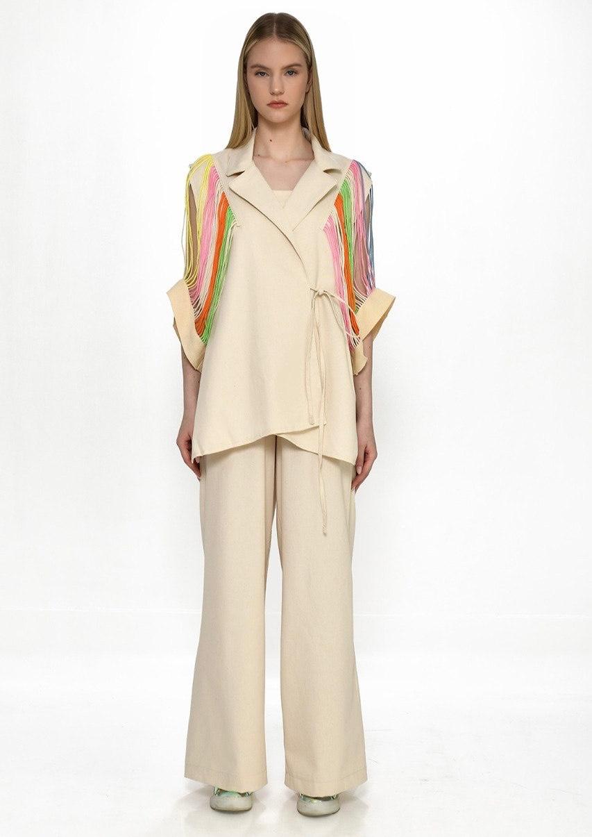Vest colorful lines