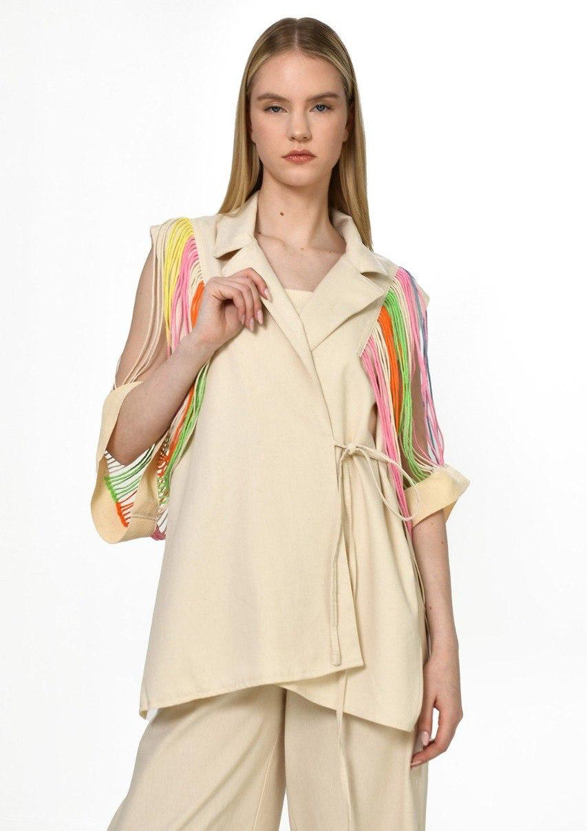 Vest colorful lines