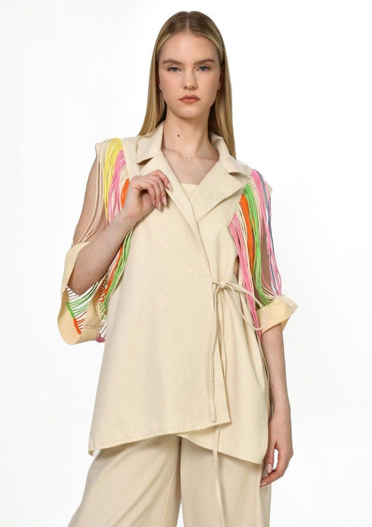 Vest colorful lines
