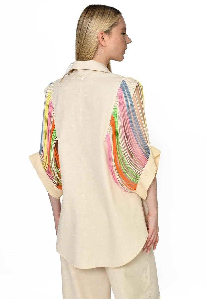 Vest colorful lines