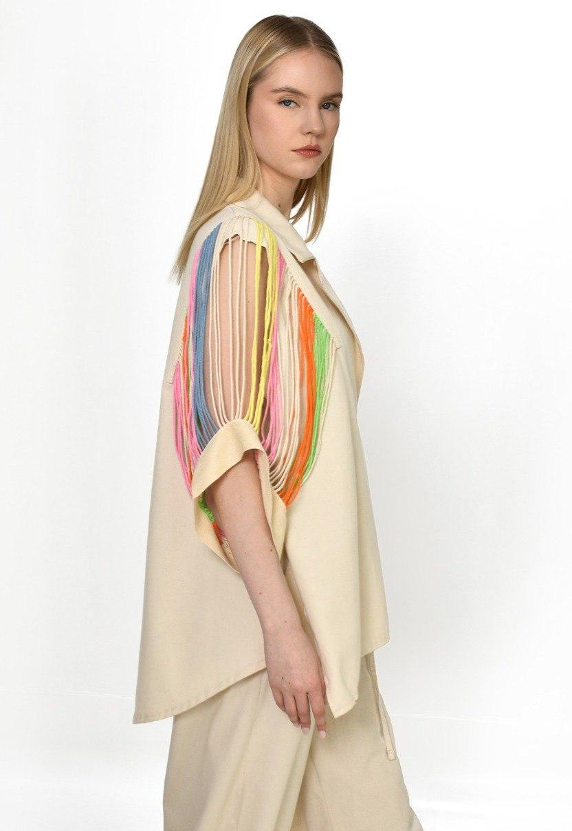 Vest colorful lines