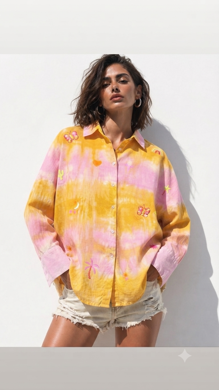 Shirt pattern tie die