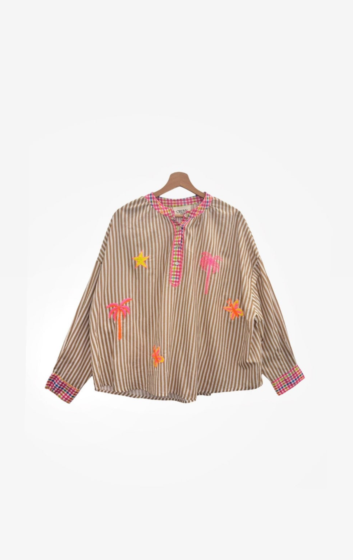 Shirt stripe beige