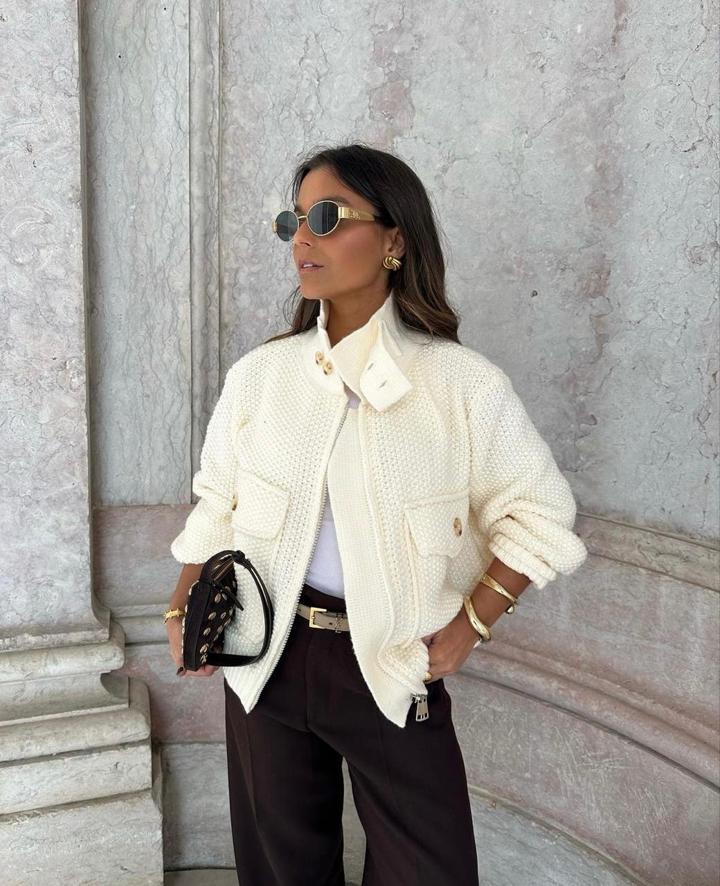 Jacket offwhite handmade