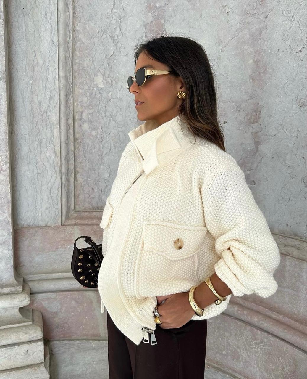 Jacket offwhite handmade