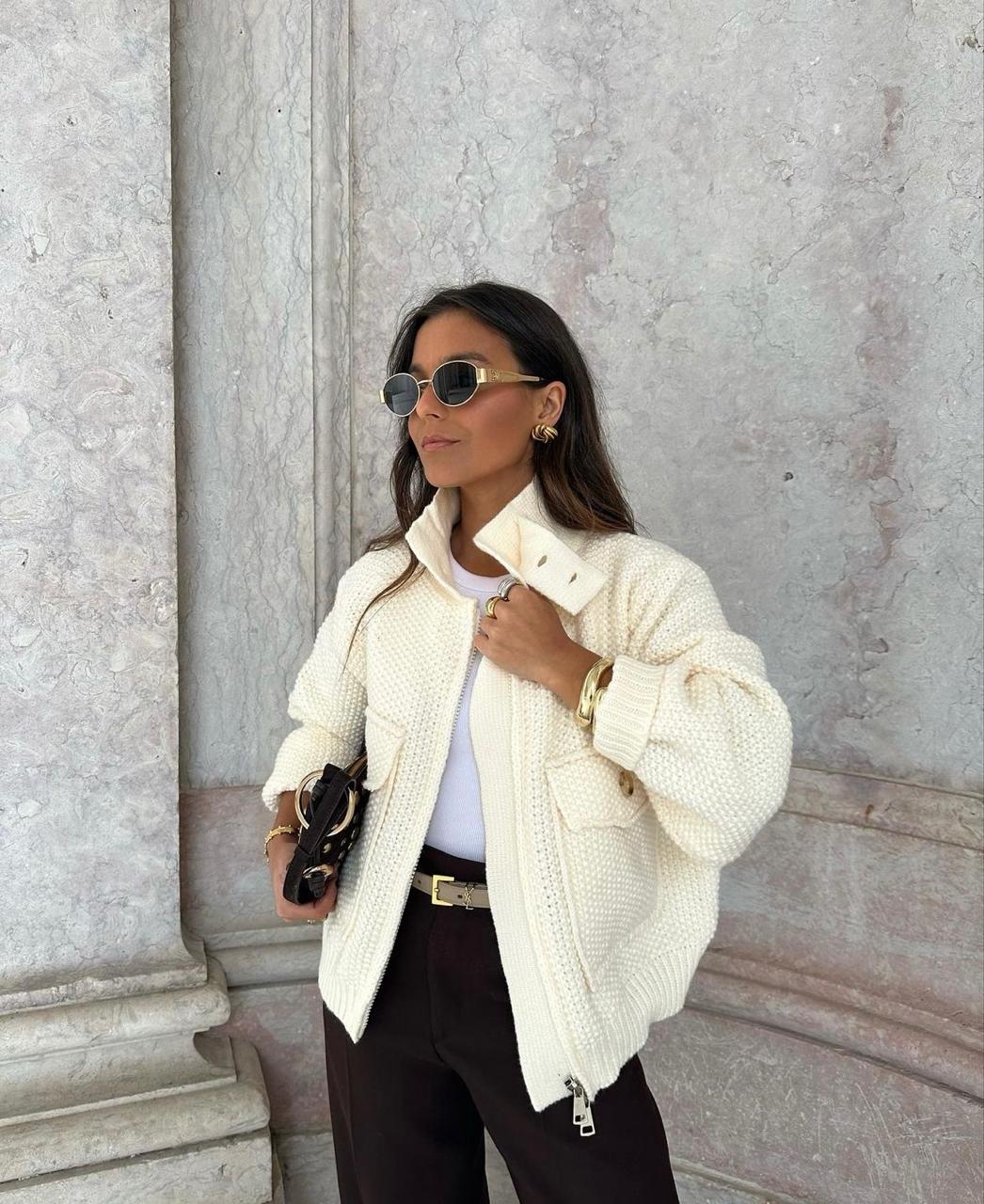 Jacket offwhite handmade