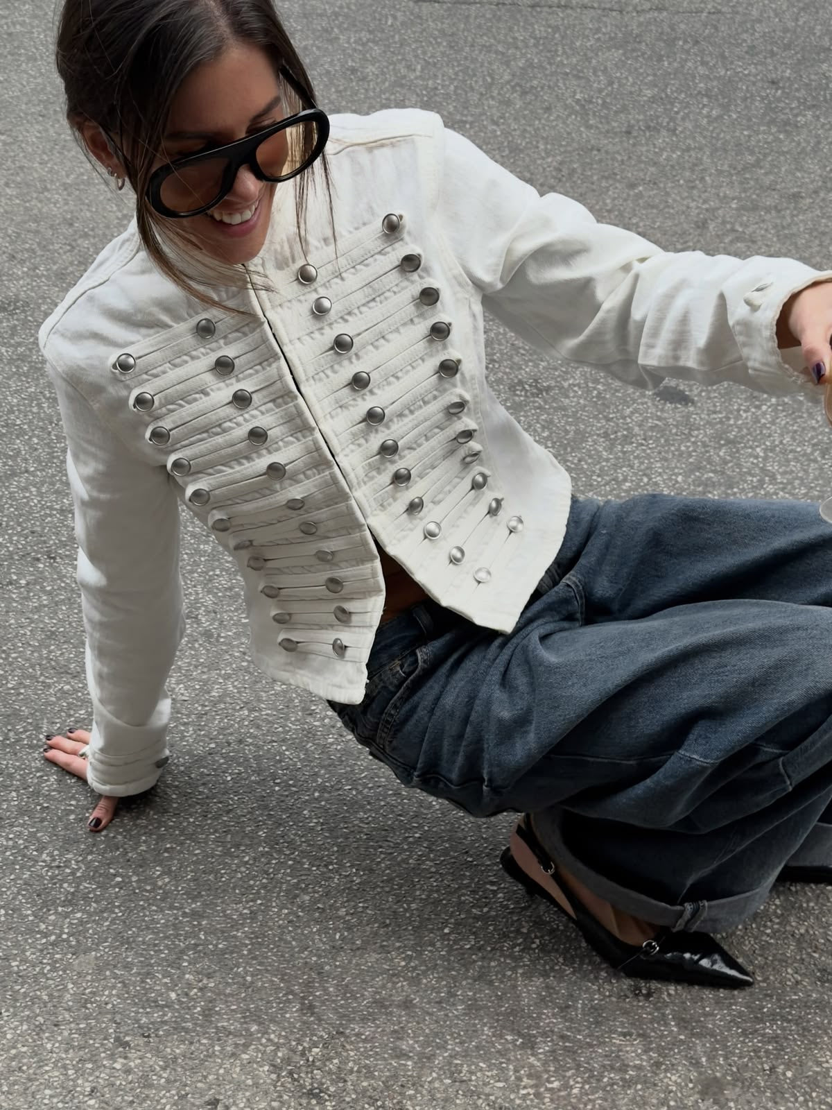 Jacket offhwite napoleon